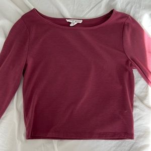 Forever 21 cute cropped long sleeve